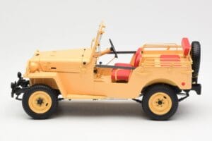Toyota Land Cruiser BJ Beżowy Kyosho 1:18 08959BE Metal — zdjęcie 4 z 8