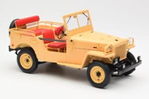 Toyota Land Cruiser BJ Beżowy Kyosho 1:18 08959BE Metal — zdjęcie 6 z 8