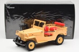 Toyota Land Cruiser BJ Beżowy Kyosho 1:18 08959BE Metal — zdjęcie 8 z 8