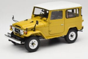 Toyota Land Cruiser FJ40 Musztardowy Żółty Kyosho 1:18 08971Y Metal