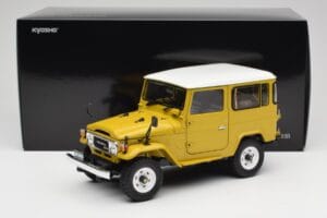 Toyota Land Cruiser FJ40 Musztardowy Żółty Kyosho 1:18 08971Y Metal — zdjęcie 8 z 8