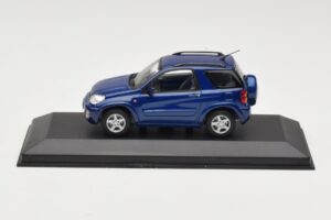 Toyota RAV4 Ciemnoniebieski Szare Wnętrze Minichamps 1:43 433166004 Metal