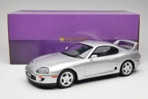 Toyota Supra A80 Srebrny Kyosho 1:12 KSR12006S Żywica — zdjęcie 6 z 6