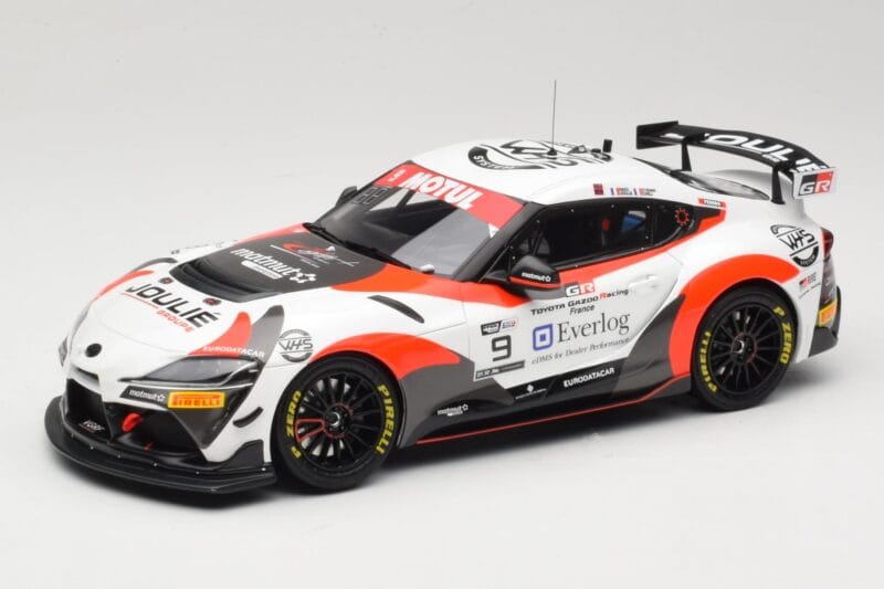 Toyota Supra A90 GT4 #9 E. Cheli / E. Joulie FFSA GT4 France 2020 Otto 1:18 OT1122 Żywica