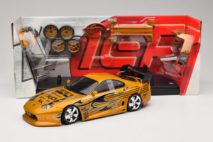 Toyota Supra A80 Złoty Tunerz Edition Hot Wheels 1:18 B6091 Metal — zdjęcie 2 z 7