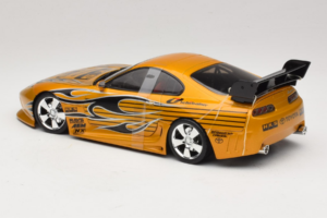 Toyota Supra A80 Złoty Tunerz Edition Hot Wheels 1:18 B6091 Metal — zdjęcie 6 z 7