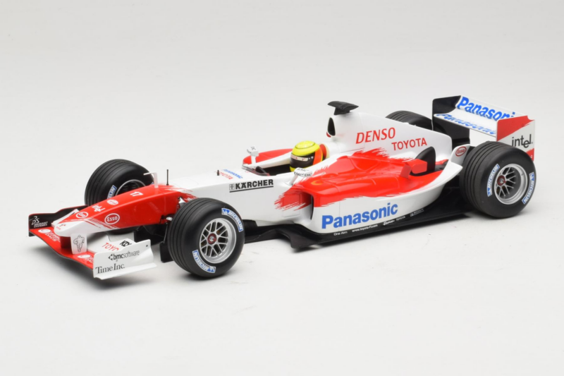 Toyota TF105 #17 R. Schumacher Panasonic Toyota Racing Showcar 2005 Minichamps 1:18 100050087 Metal