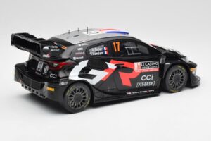 Toyota GR Yaris Rally1 #17 S. Ogier / V. Landais Rally Monte Carlo 2024 IXO 1:18 18RMC196 Metal — zdjęcie 2 z 6