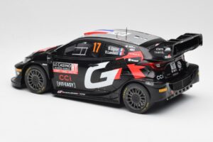 Toyota GR Yaris Rally1 #17 S. Ogier / V. Landais Rally Monte Carlo 2024 IXO 1:18 18RMC196 Metal — zdjęcie 5 z 6