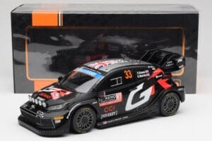 Toyota Yaris Rally1 WRC #33 E. Evans / S. Martin Rally Monte Carlo Night Version 2024 IXO 1:18 18RMC197 Metal — zdjęcie 6 z 6