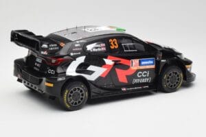 Toyota Yaris Rally1 WRC #33 E. Evans / S. Martin Rally Sweden 2024 IXO 1:18 18RMC200 Metal — zdjęcie 2 z 6