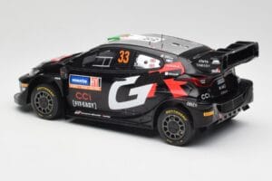 Toyota Yaris Rally1 WRC #33 E. Evans / S. Martin Rally Sweden 2024 IXO 1:18 18RMC200 Metal — zdjęcie 5 z 6