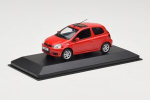 Toyota Yaris TS Czerwony Minichamps 1:43 430166062 Metal — zdjęcie 2 z 4