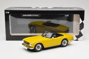 Triumph TR6 RHD Żółty Minichamps 1:18 155132034 Metal — zdjęcie 6 z 6