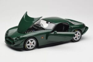 TVR Speed 12 Ciemnozielony Hot Wheels 1:18 50429 Metal — zdjęcie 2 z 8