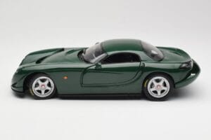 TVR Speed 12 Ciemnozielony Hot Wheels 1:18 50429 Metal — zdjęcie 4 z 8