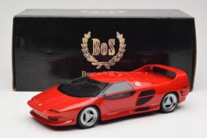 Vector M12 Czerwony BoS Models 1:18 BOS377 Żywica — zdjęcie 6 z 6