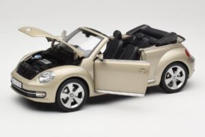 Volkswagen Beetle A5 Kabriolet Szary Kyosho 1:18 5C3099302P7W Metal — zdjęcie 2 z 8