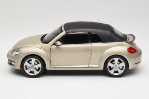 Volkswagen Beetle A5 Kabriolet Szary Kyosho 1:18 5C3099302P7W Metal — zdjęcie 4 z 8