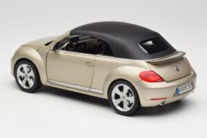 Volkswagen Beetle A5 Kabriolet Szary Kyosho 1:18 5C3099302P7W Metal — zdjęcie 7 z 8