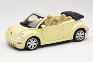Volkswagen Beetle Kabriolet Żółty Gate 1:18 VW24108 Metal
