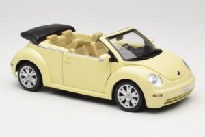 Volkswagen Beetle Kabriolet Żółty Gate 1:18 VW24108 Metal — zdjęcie 6 z 8