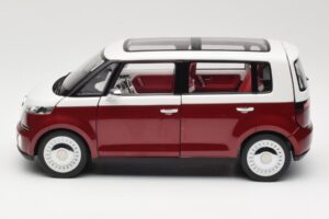 Volkswagen Bulli Minibus Concept Czerwony & Biały Norev 1:18 7E9099203BL9 Metal — zdjęcie 4 z 8