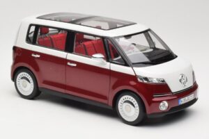 Volkswagen Bulli Minibus Concept Czerwony & Biały Norev 1:18 7E9099203BL9 Metal — zdjęcie 6 z 8