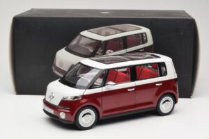Volkswagen Bulli Minibus Concept Czerwony & Biały Norev 1:18 7E9099203BL9 Metal — zdjęcie 8 z 8