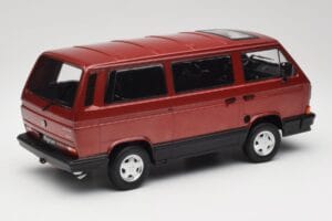 Volkswagen Bus T3 Multivan Magnum Mars Red Metallic KK-Scale 1:18 KKDC180991 Metal — zdjęcie 2 z 6