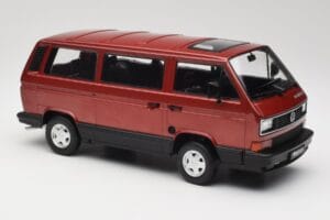 Volkswagen Bus T3 Multivan Magnum Mars Red Metallic KK-Scale 1:18 KKDC180991 Metal — zdjęcie 4 z 6