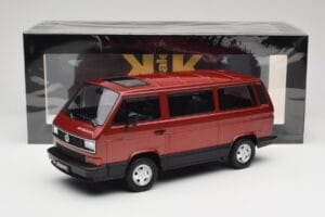 Volkswagen Bus T3 Multivan Magnum Mars Red Metallic KK-Scale 1:18 KKDC180991 Metal — zdjęcie 6 z 6