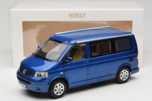 Volkswagen California T4 Ravenna Blue Metallic Norev 1:18 188607 Metal — zdjęcie 8 z 8