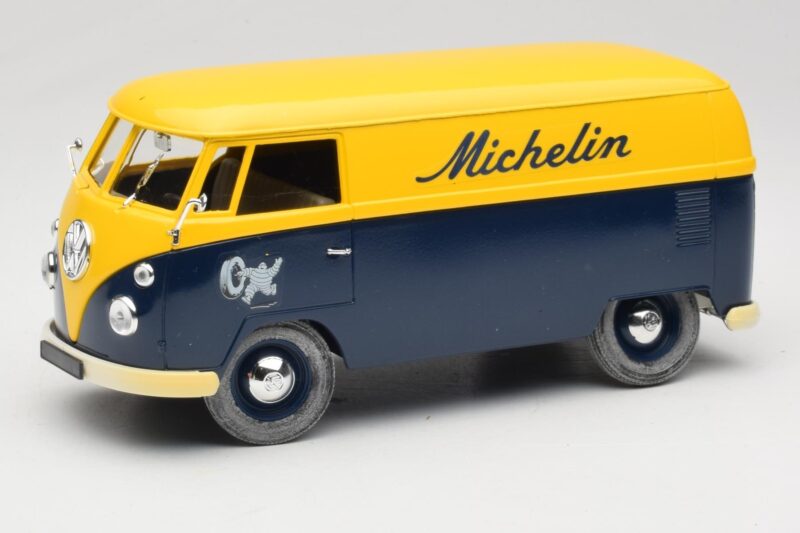 Volkswagen T1 Combi Michelin Czarny & Żółty Solido 1:18 9406 Metal