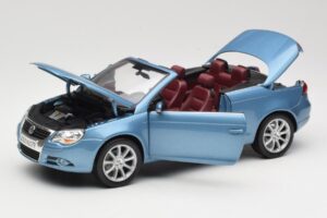 Volkswagen Eos Niebieski Norev 1:18 188422 Metal — zdjęcie 2 z 8