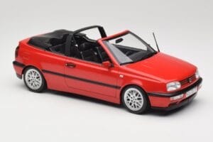 Volkswagen Golf Kabriolet Mk3 Czerwony Norev 1:18 188433 Metal — zdjęcie 4 z 6