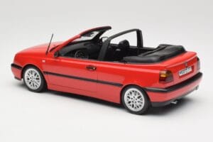 Volkswagen Golf Kabriolet Mk3 Czerwony Norev 1:18 188433 Metal — zdjęcie 5 z 6