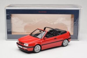 Volkswagen Golf Kabriolet Mk3 Czerwony Norev 1:18 188433 Metal — zdjęcie 6 z 6