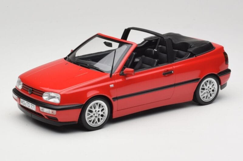 Volkswagen Golf Kabriolet Mk3 Czerwony Norev 1:18 188433 Metal