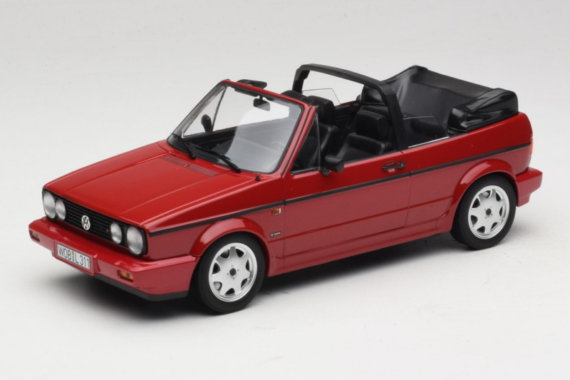 Volkswagen Golf Mk1 Kabriolet Czerwony Norev 1:18 188626 Metal