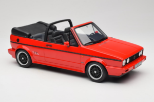 Volkswagen Golf Mk1 Kabriolet Sportline Czerwony Otto 1:12 G095 Żywica — zdjęcie 4 z 6