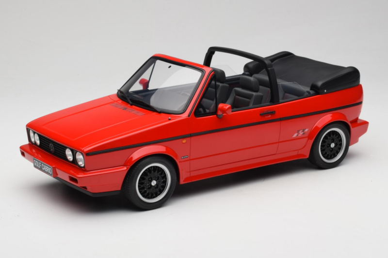 Volkswagen Golf Mk1 Kabriolet Sportline Czerwony Otto 1:12 G095 Żywica