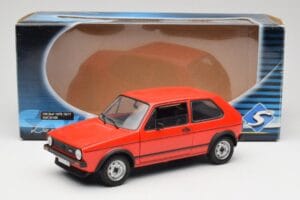 Volkswagen Golf GTI Mk1 Czerwony Solido 1:18 8166 Metal — zdjęcie 8 z 8