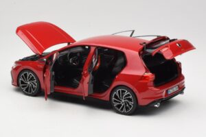 Volkswagen Golf GTI Mk8 Tornado Red Norev 1:18 188595 Metal — zdjęcie 5 z 8