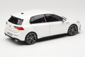 Volkswagen Golf GTI Mk8 White Metallic Norev 1:18 188593 Metal — zdjęcie 3 z 8
