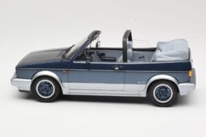 Volkswagen Golf Mk1 Kabriolet Bel Air Blue Metallic Norev 1:18 188404 Metal — zdjęcie 3 z 6