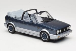 Volkswagen Golf Mk1 Kabriolet Bel Air Blue Metallic Norev 1:18 188404 Metal — zdjęcie 4 z 6