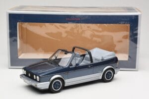Volkswagen Golf Mk1 Kabriolet Bel Air Blue Metallic Norev 1:18 188404 Metal — zdjęcie 6 z 6