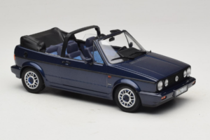 Volkswagen Golf Mk1 Kabriolet Quartett Inca Blue Norev 1:18 188628 Metal — zdjęcie 4 z 6
