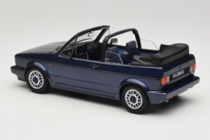 Volkswagen Golf Mk1 Kabriolet Quartett Inca Blue Norev 1:18 188628 Metal — zdjęcie 5 z 6